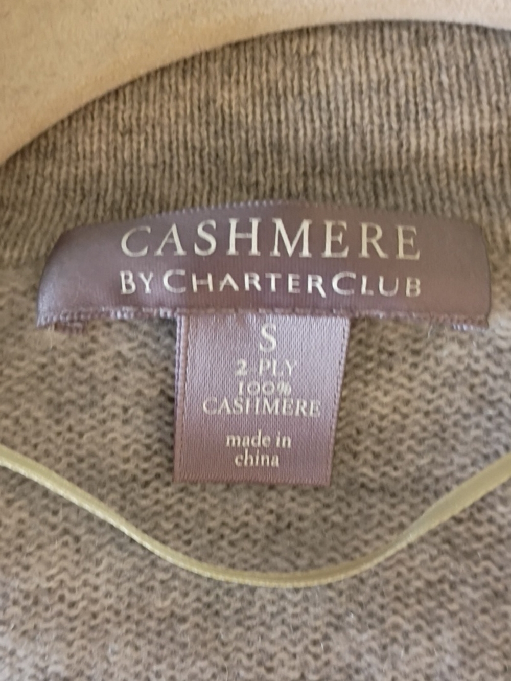 Cashmere 2-ply 100% Open Cardigan Sweater sz S - Picture 4 of 4